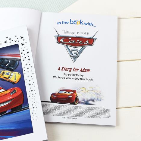Personalised Disney Little Favourites Cars 3 Book Extra Image 1